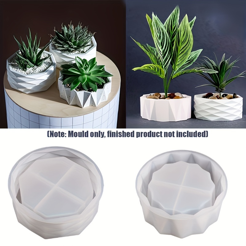 Potsticker Mold - 1/2개 대형 원형 불규칙 실리콘 몰드