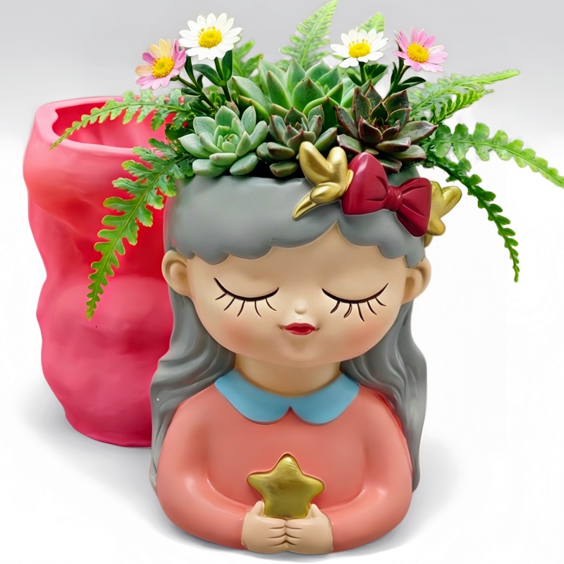 Potsticker Mold - 2026 시멘트 화분용 실리콘 몰드 |