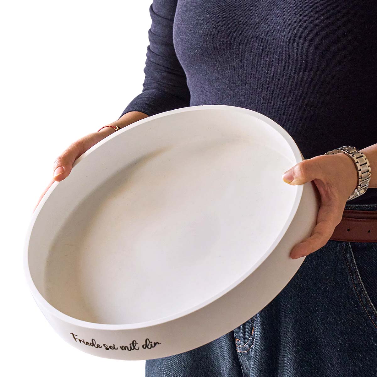 Potsticker Mold - 콘크리트 원형 캔들 볼 용기 실리콘