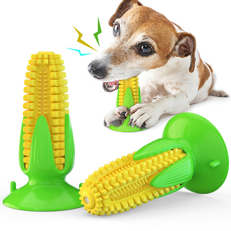 Corn Dog Stick - 흡착컵과 옥수수 모양의 소리 기능이 있는