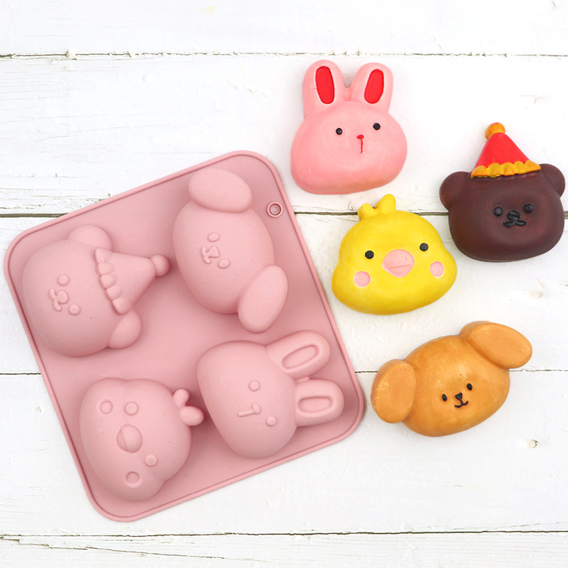 Bunny Cake Mold - 개 초콜릿 케이크 베이킹 금형 만화