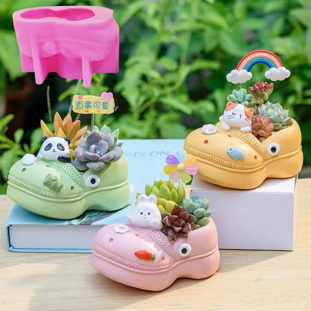 3D 동물 슬리퍼 다육 식물 화분 송진 실리콘 몰드 구 - Potsticker Mold 리뷰 및 가격