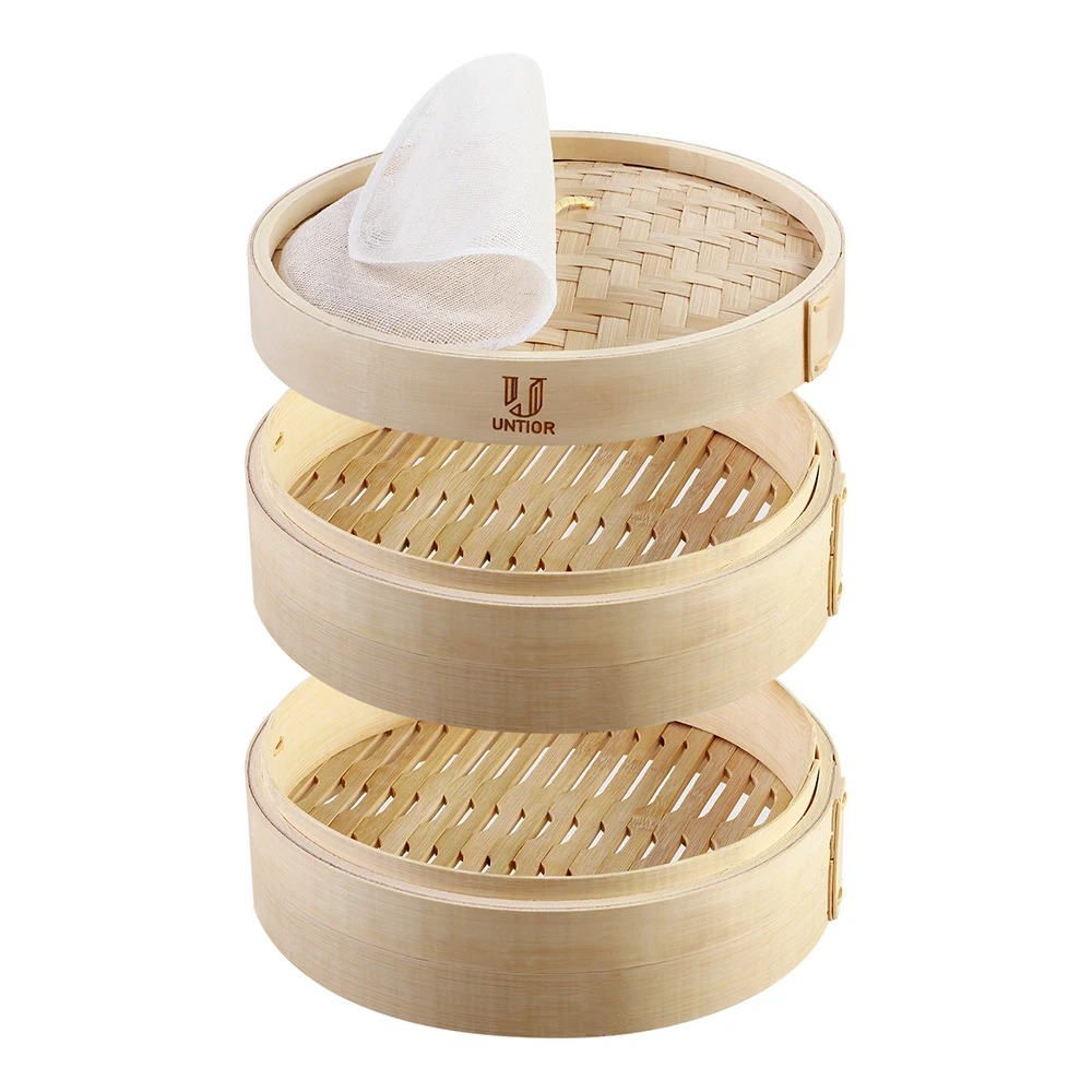 뚜껑이 달린 대나무 스티머 바구니, 만두 스티머 바구니 - Bao Steamer Bamboo 리뷰 및 가격