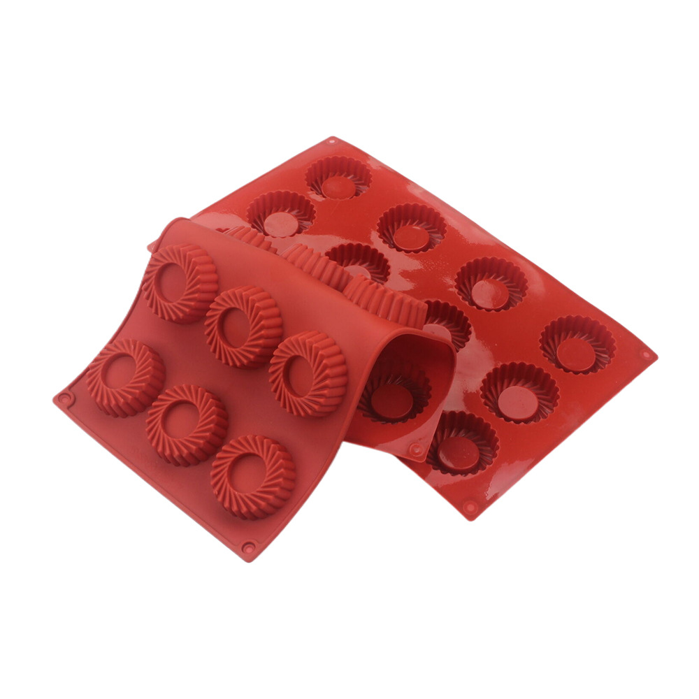 12구 원형 소용돌이 모양 실리콘 케이크 틀 DIY 무 - Donut Mold Silicone 리뷰 및 가격