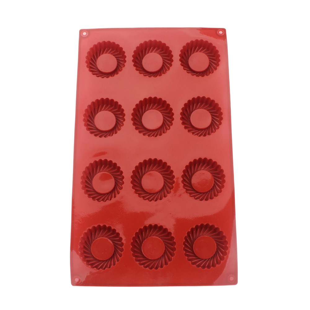 12구 원형 소용돌이 모양 실리콘 케이크 틀 DIY 무 - Donut Mold Silicone 리뷰 및 가격