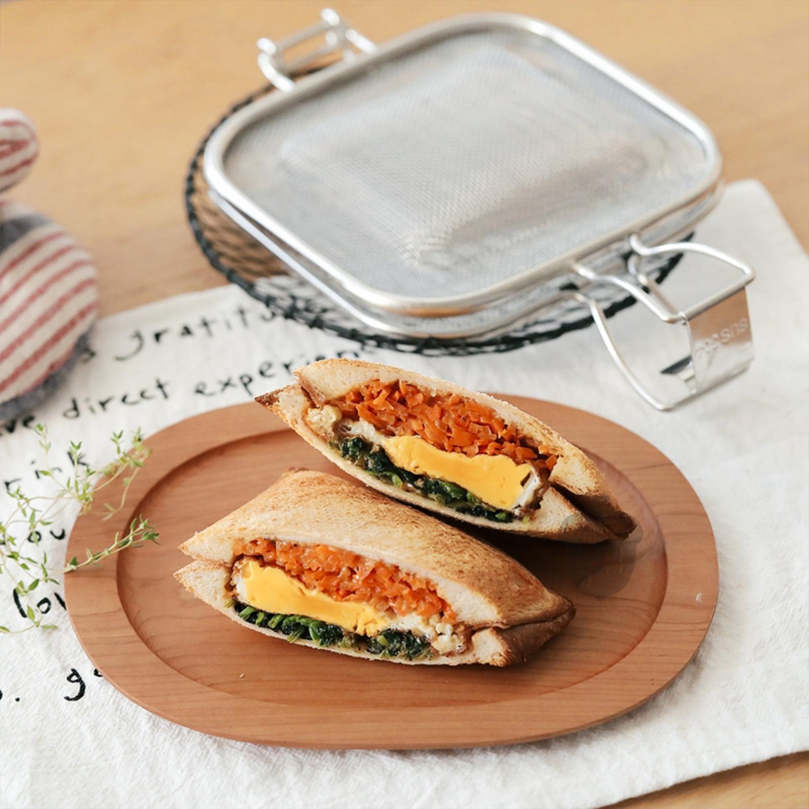 원형 디자인의 스테인리스 스틸 샌드위치 프레스, 파니니 - Hot Dog Press 리뷰 및 가격