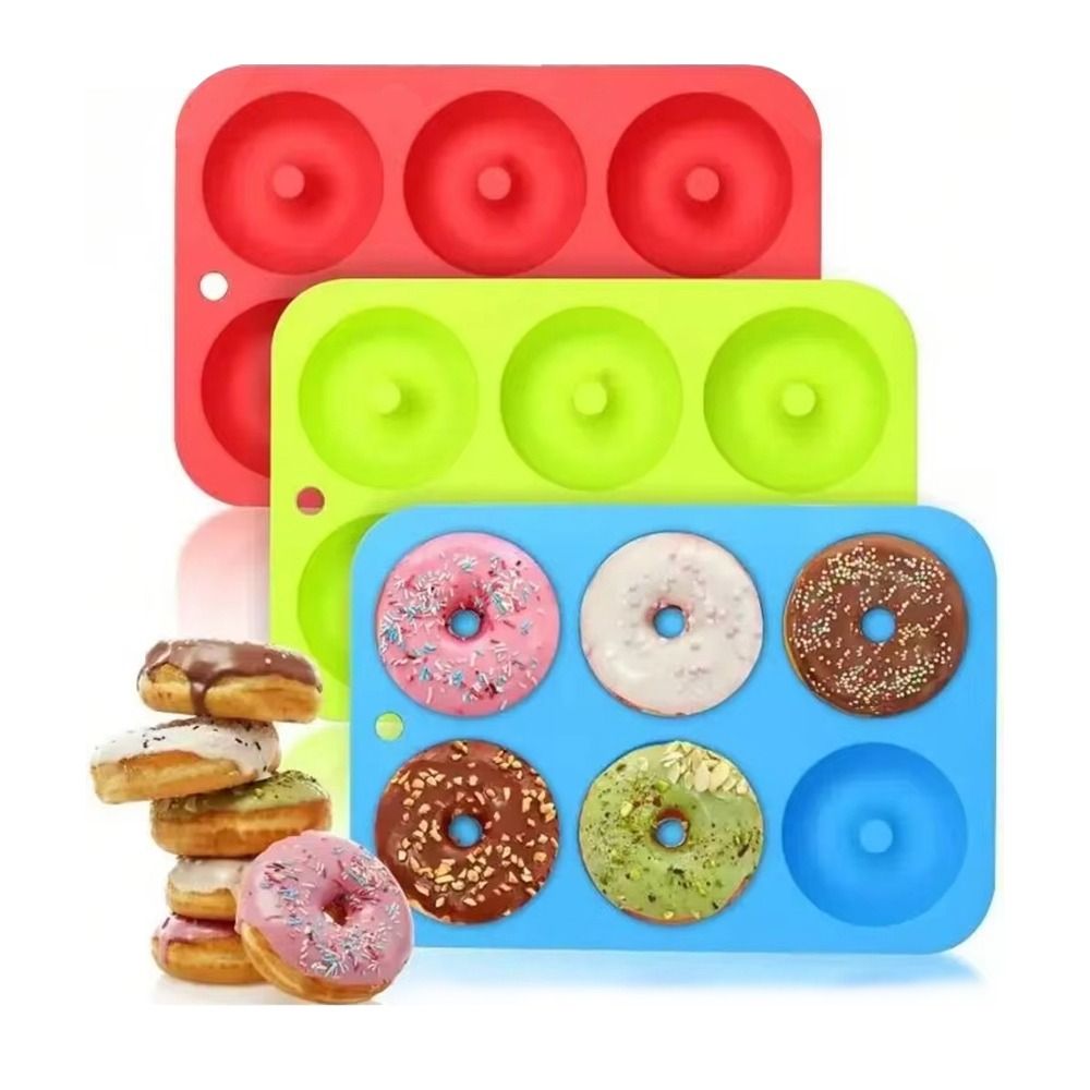 새로운 실리콘 도넛 몰드 논스틱 고온 내열 케이크 몰드 - Donut Mold Silicone 리뷰 및 가격