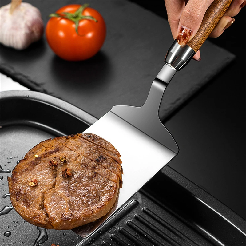 스테인리스 스틸 사각형 스테이크 요리용 주걱 피자 삽  - Okonomiyaki Spatula 리뷰 및 가격