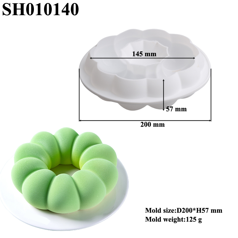1 또는 6구 꽃잎 모양 도넛 디자인 무스 케이크 몰드 - Donut Mold Silicone 리뷰 및 가격
