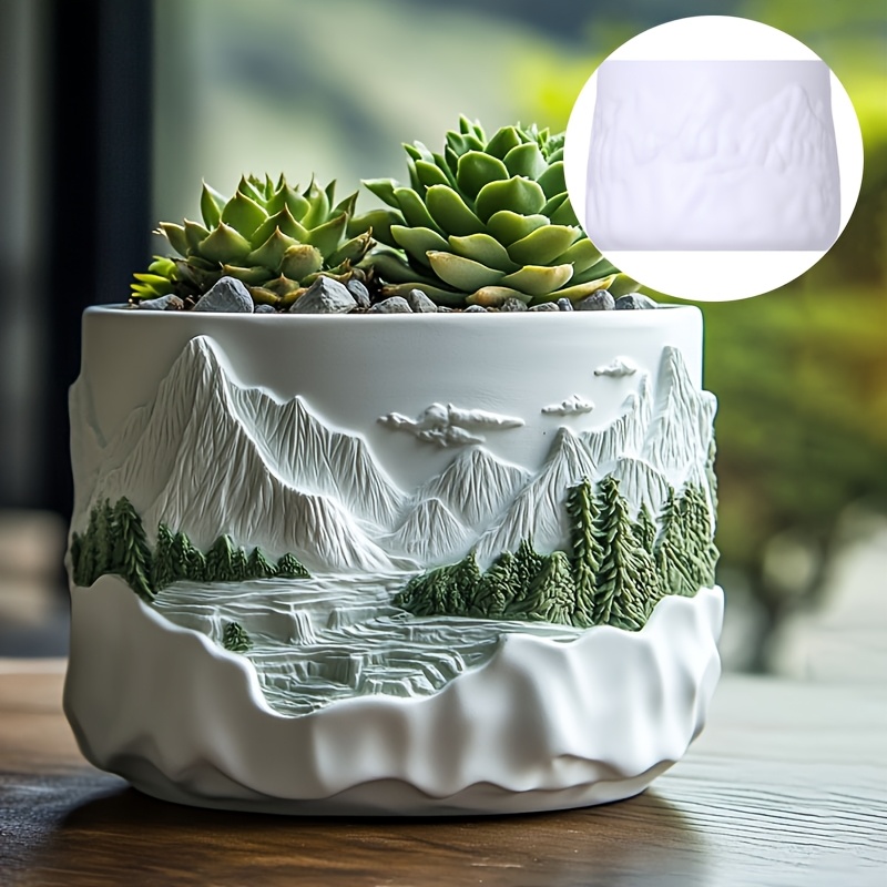 산 구호 즙이 많은 식물 화분 수지 실리콘 금형 산 스 - Potsticker Mold 리뷰 및 가격