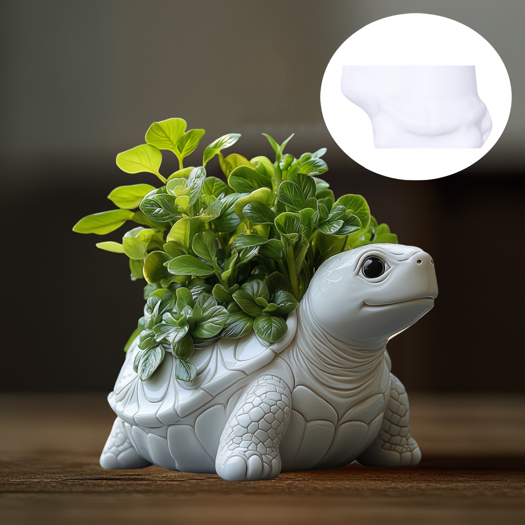 귀여운 거북이 다육식물 화분 레진 실리콘 몰드 거북이  - Potsticker Mold 리뷰 및 가격