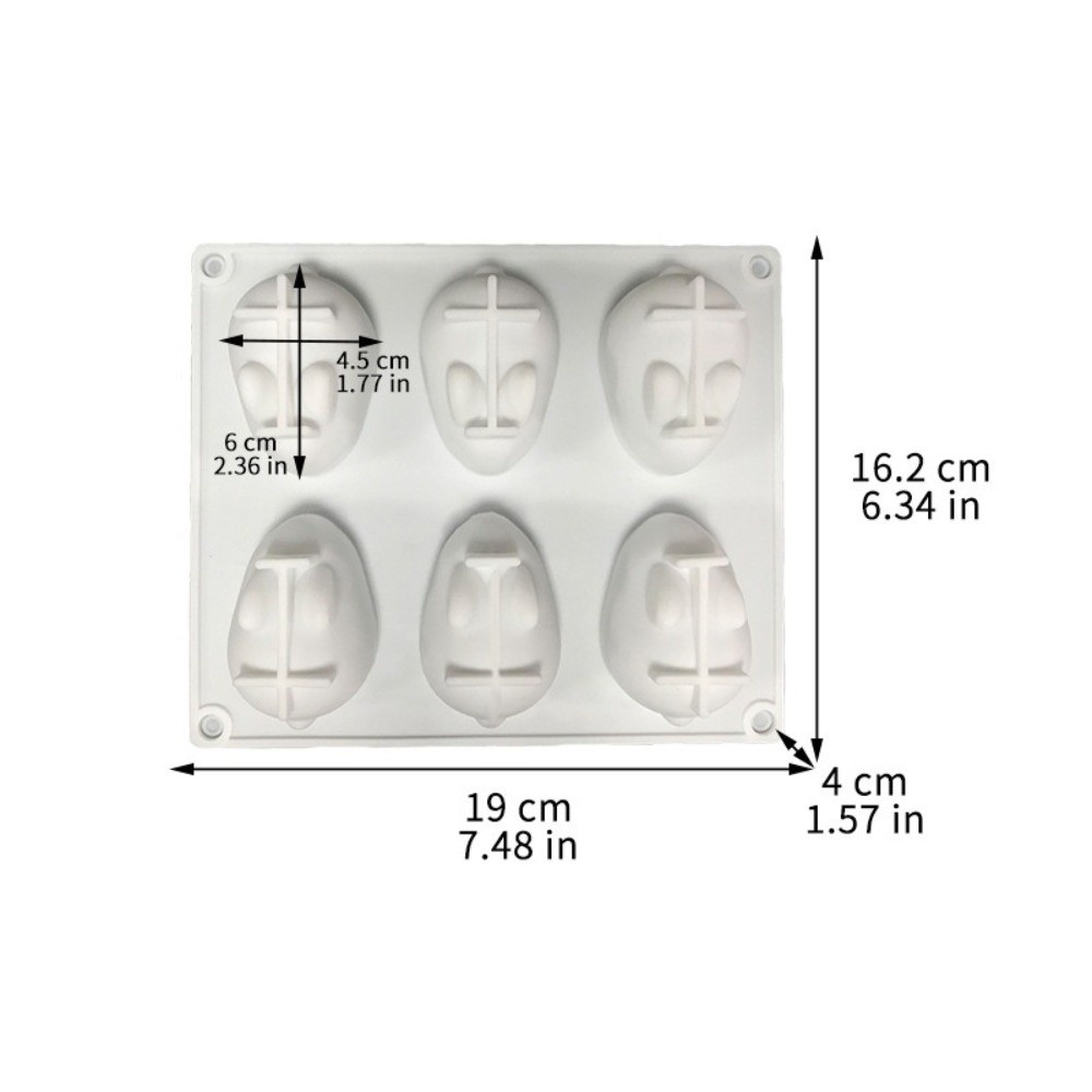 유연한 실리콘 3D 토끼 케이크 몰드, 토끼 모양 6구 - Bunny Cake Mold 리뷰 및 가격