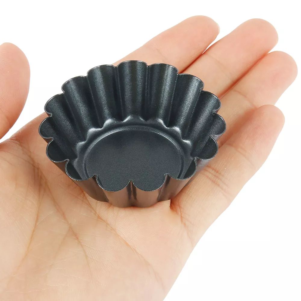 4PCS 미니 라운드 논스틱 타트 팬 타르틀렛 몰드 에 - Egg Waffle Pan 리뷰 및 가격