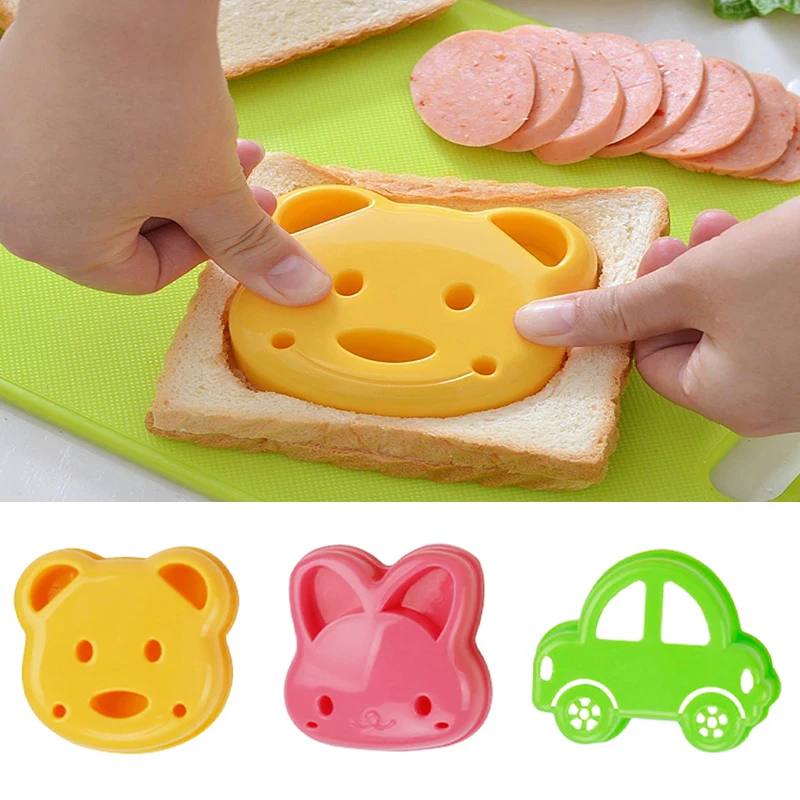 2pcs 샌드위치 금형 곰 고양이 토끼 자동차 모양의  - Bunny Cake Mold 리뷰 및 가격