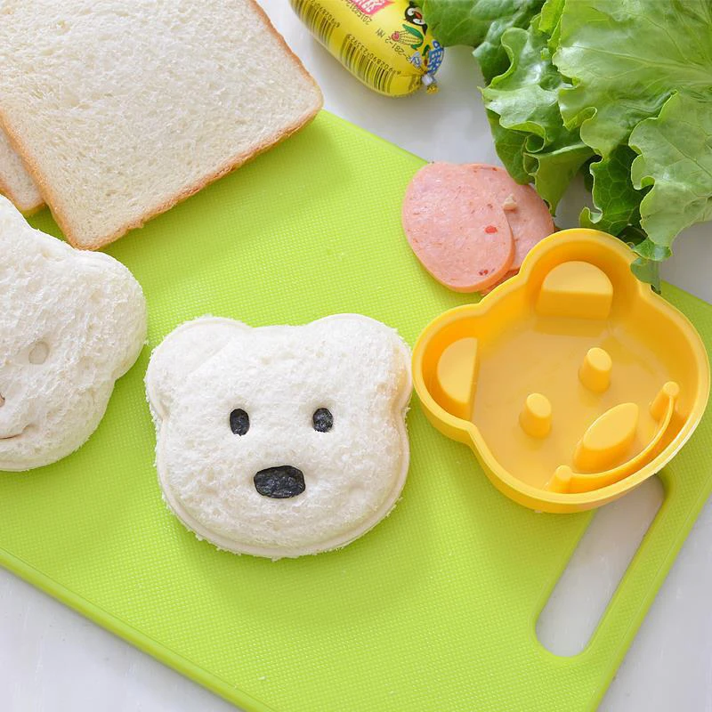 2pcs 샌드위치 금형 곰 고양이 토끼 자동차 모양의  - Bunny Cake Mold 리뷰 및 가격