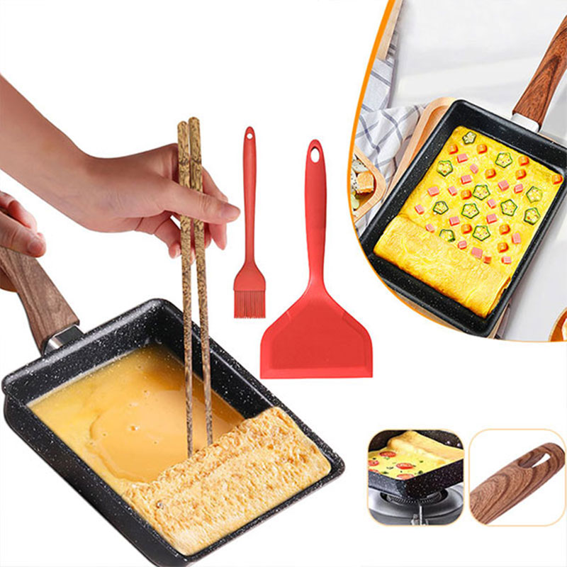 타마고야키 일본 오믈렛 팬 붙지 않는 계란 팬 프라이팬 - Cast Iron Corn 리뷰 및 가격