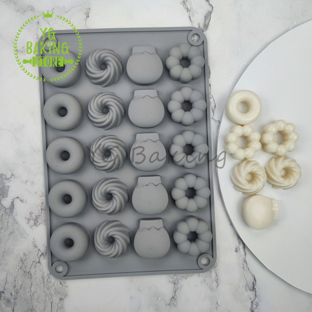 도리카 3D 미니 도넛 사월린 컵케익 디자인 실리콘 무 - Donut Mold Silicone 리뷰 및 가격