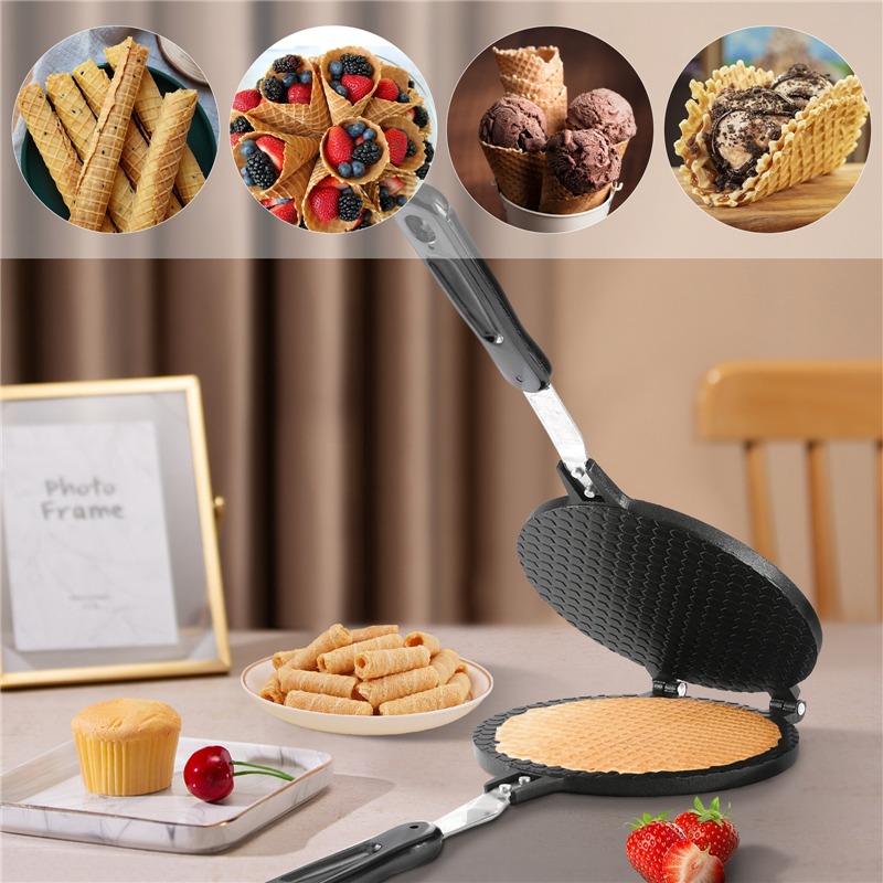 들러붙지 않는 에그 롤 와플 메이커, 베이킹 팬, 아이 - Egg Waffle Pan 리뷰 및 가격