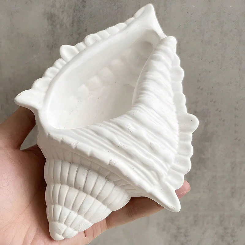 DIY 3D 조가비 모양의 실리콘 양초 금형 다육 화분 - Potsticker Mold 리뷰 및 가격