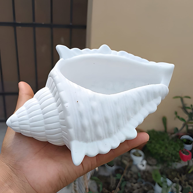 DIY 3D 조가비 모양의 실리콘 양초 금형 다육 화분 - Potsticker Mold 리뷰 및 가격