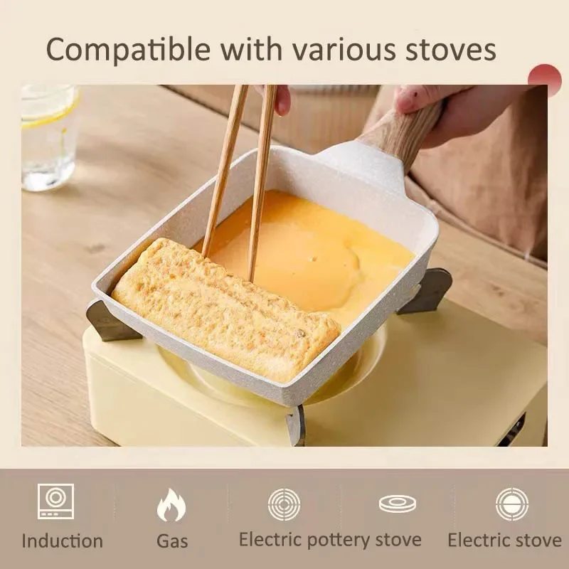 들러붙지 않는 일본 오믈렛 타마고야키 프라이팬, 나무  - Egg Waffle Pan 리뷰 및 가격