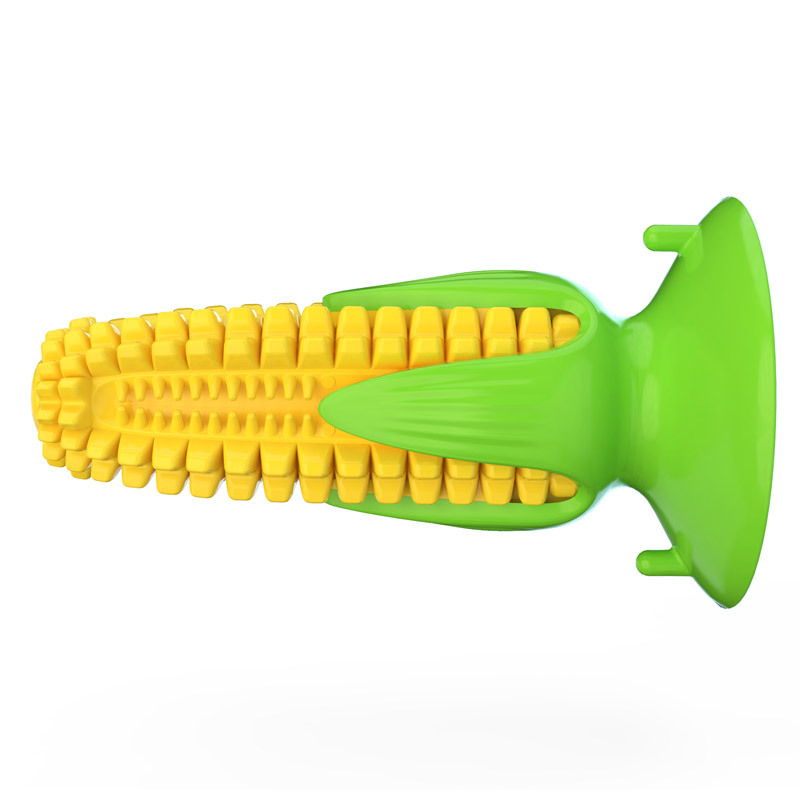 흡착컵과 옥수수 모양의 소리 기능이 있는 강아지 장난감 - Corn Dog Stick 리뷰 및 가격