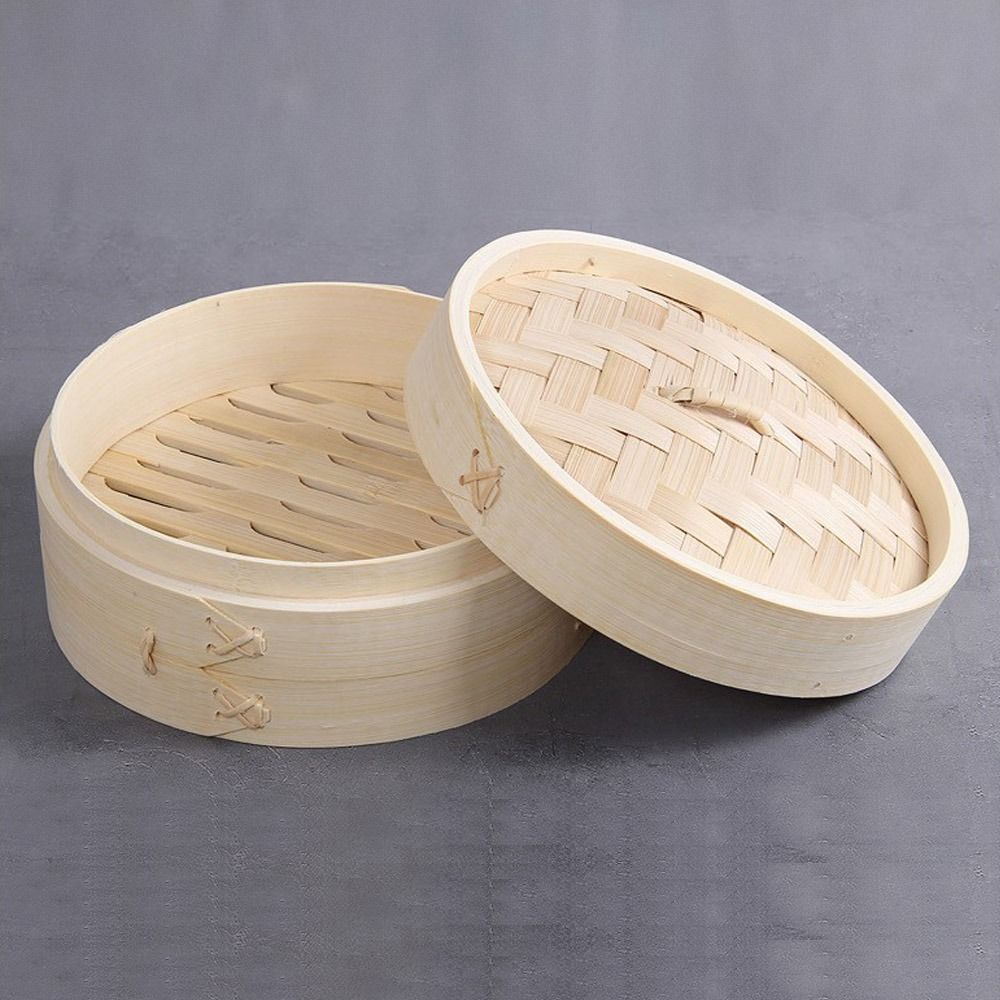 중국식 찜기 뚜껑이 있는 대나무 찜기 딤섬 요리 만두  - Bao Steamer Bamboo 리뷰 및 가격