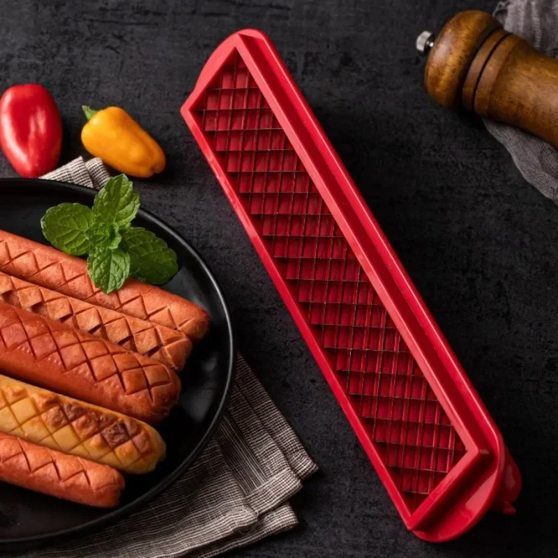 핫도그 슬라이서 크리스 크로스 내구성 ABS 플라스틱  - Hot Dog Press 리뷰 및 가격