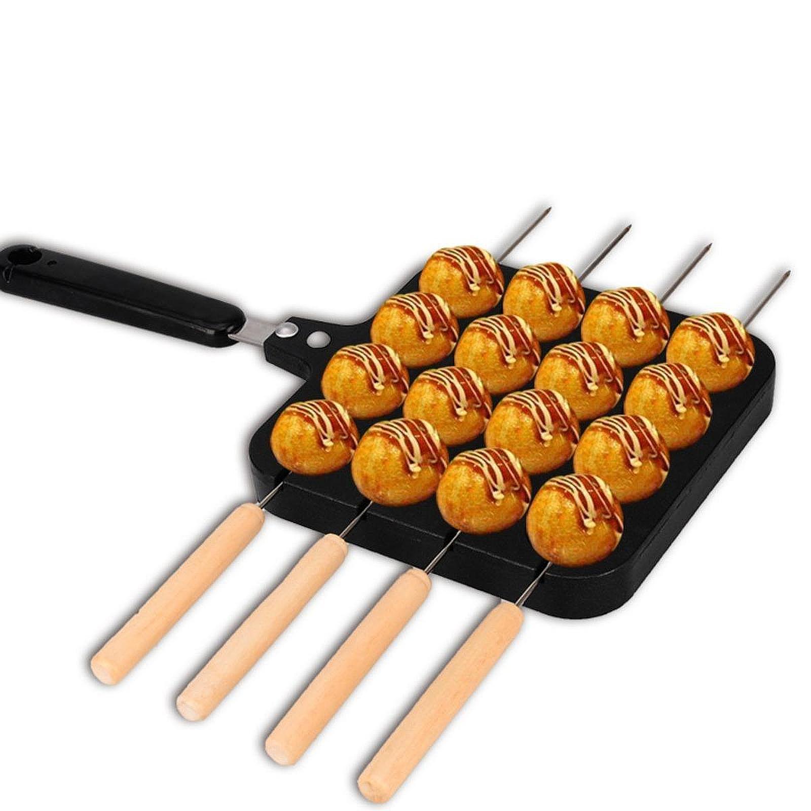 타코야키 그릴 팬 그릴 플레이트 케이크 그릴 팬 포크  - Takoyaki Grill Plate 리뷰 및 가격