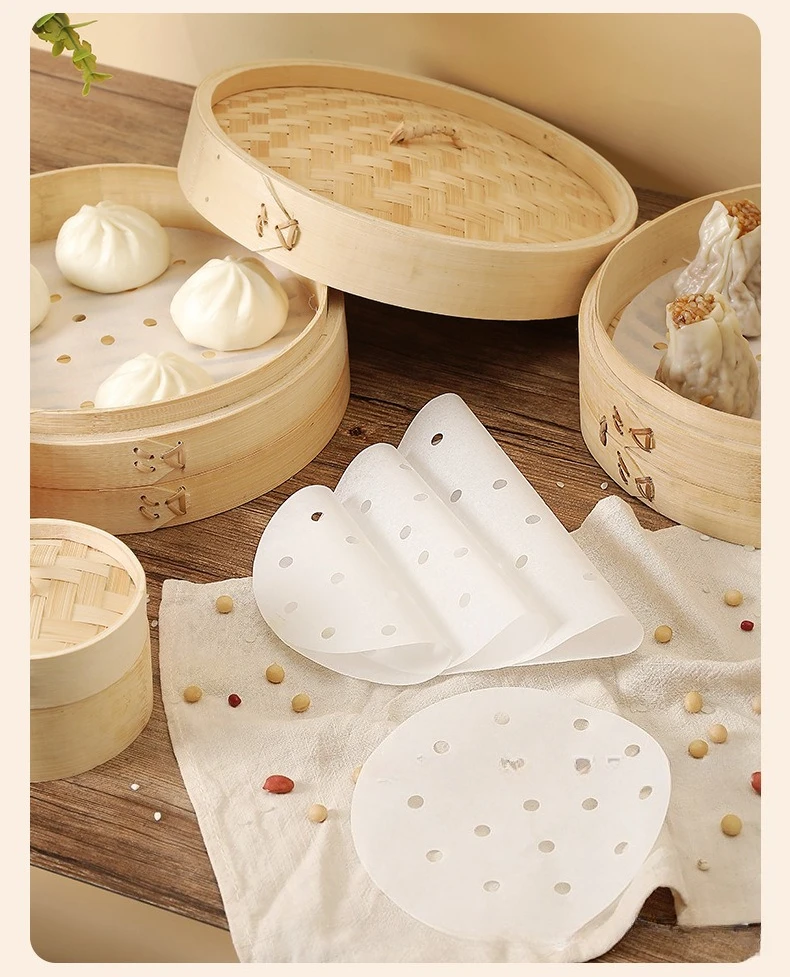 100개 식품 등급 일회용 찜 종이 논스틱 찜 종이 찜 - Bao Steamer Bamboo 리뷰 및 가격