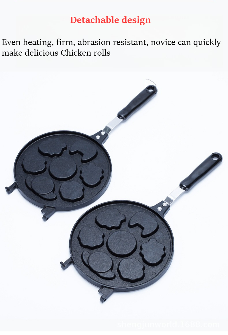 만화 모양 논스틱 베이킹 팬 와플 케이크 계란&샌드위치 - Egg Waffle Pan 리뷰 및 가격