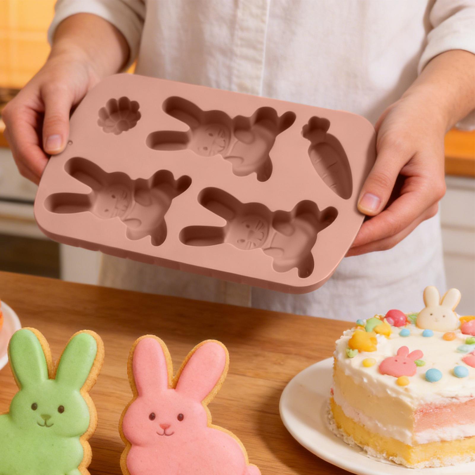 부활절 토끼 베이킹 몰드 논스틱 3D 토끼 모양 레진  - Bunny Cake Mold 리뷰 및 가격