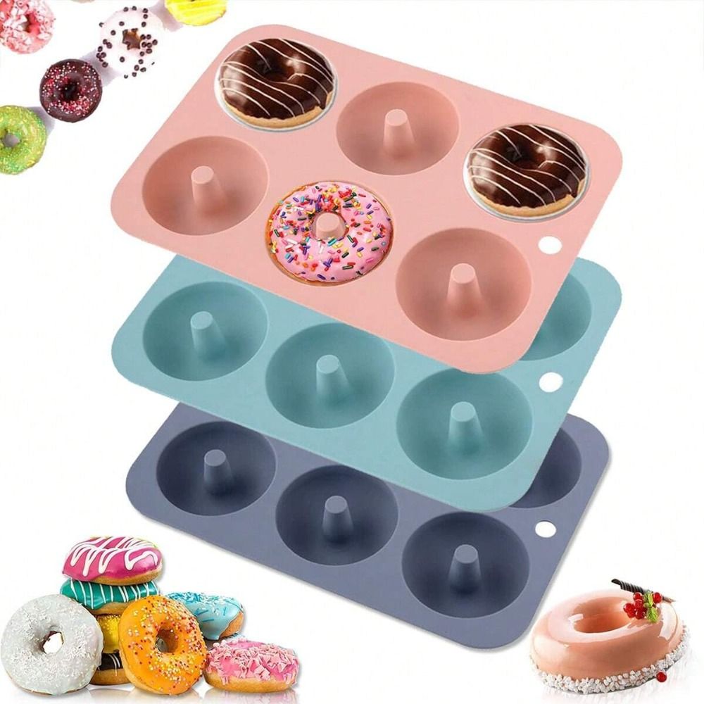 새로운 실리콘 도넛 몰드 고온 방지 식품 등급 실리콘  - Donut Mold Silicone 리뷰 및 가격