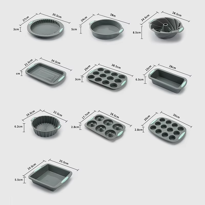 실리콘 플루트 케이크 팬 논스틱 주방 오븐 베이킹 팬  - Donut Mold Silicone 리뷰 및 가격