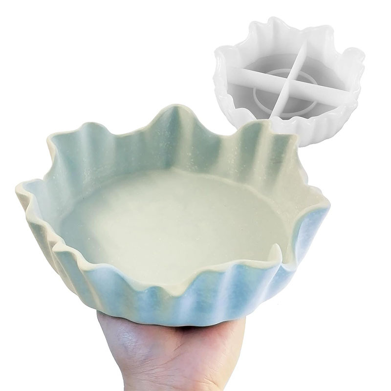 레이스 트레이 과일 트레이 DIY 석고 수지 실리콘 금 - Potsticker Mold 리뷰 및 가격
